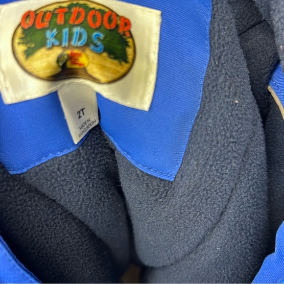 Outdoor Kids Blue & Navy Winter Jacket | Size 2T - Picture 7 of 11